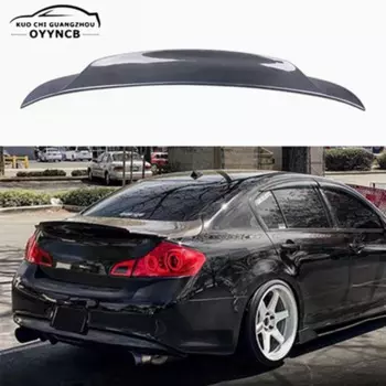 Для Infiniti G серии G35 G37 4Door Sedan Углеродное волокно/FRP Задний спойлер Крыло багажника 2007-2014
