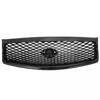 Для Infiniti Q50 Q50S 2014-2017 все модели передняя решетка сменная решетка гоночный гриль автомобильный верхний бампер фоторешетка комплект глянцевый черный