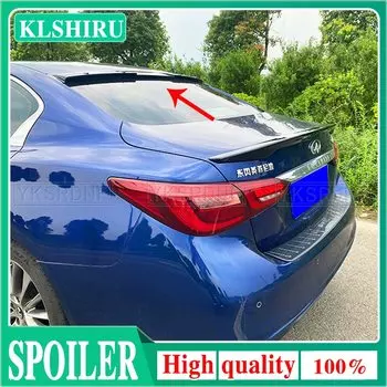 Для Infiniti Q50 Q50S спойлер на крышу 2014 2015 2016 2017 ABS Материал черный спойлер заднего багажника