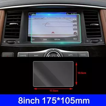 Для Infiniti QX80 2013-2021 Автомобильный мультимедийный видео GPS-навигатор с ЖК-экраном защитная пленка из закаленного стекла аксессуар для защиты от царапин