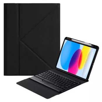 Для iPad 10.9 (2022) Bluetooth-клавиатура, планшета, защитный чехол-подставка с гнездом для ручки
