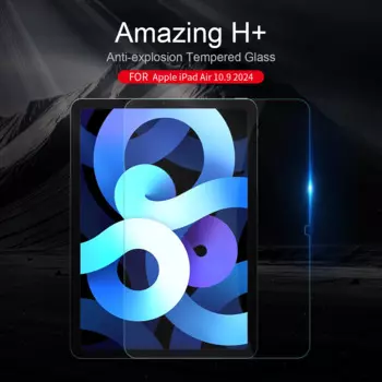 Для iPad Air 10,9 2024 стекло NILLKIN H + HD Прозрачный V + синий закаленное стекло для iPad Air 10,9 2024 защита экрана