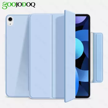 Для iPad Air 4 для iPad Pro 11 2020 2018 для нового iPad Air 10,9 2020 Магнитная задняя крышка с поддержкой Apple Pencil