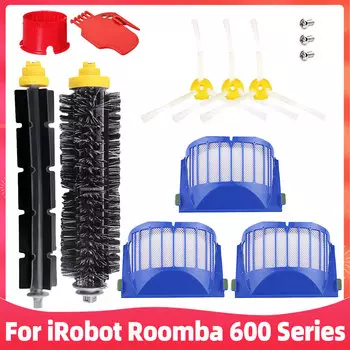 Для iRobot Roomba 600 серии 692 690 680 660 651 650 620 618 610 620 625 671 695 564 робот-пылесос основная боковая щетка Hepa-фильтр