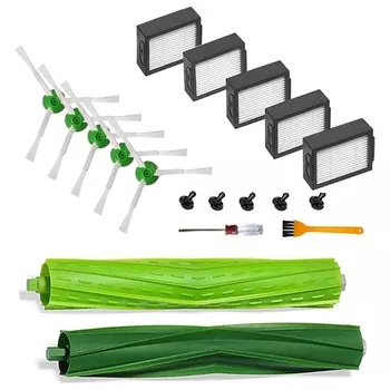 Для iRobot Roomba I7 I7 + I8 I8 + I1 I2 I3 I3 + I4 I4 + I6 I6 + E5 E6 E7 J6 J7 J7 +/Plus E, серии I & J, щеточка с вакуумным фильтром