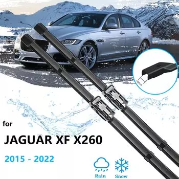 Для Jaguar XF X260 2015 ~ 2022 аксессуары, щетки стеклоочистителя переднего стекла с левым рулем и левым рулем, лобовое стекло, замена автомобиля 28 "17"