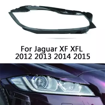 Для Jaguar XF XFL 2012 2013 2014 2015 Автомобильная передняя фара стеклянные маски налобный фонарь прозрачный абажур корпус лампы Автомобильная крышка объектива