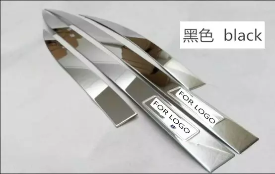 Для Jeep Compass 2017 2018 нержавеющая сталь Боковая внешняя дверь корпус литье Нижняя крышка отделка украшение автомобильные аксессуары 4 шт