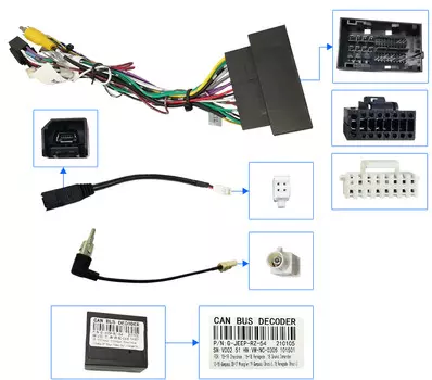 Для Jeep Compass 2 MP 2017-2020 автомобильный радиоприемник рамка 10-дюймовая стерео панель жгут проводов адаптер кабеля питания декодер Canbus