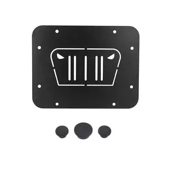 Для Jeep Wrangler JK 2007-2017 2/4-запасная дверь багажника шин удалить заполняющая Пластина Крышка Заглушка задней двери резиновые автомобильные аксессуары черный