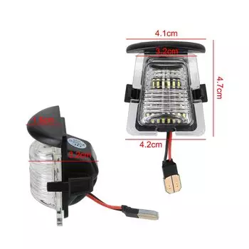 Для Jeep Wrangler JL JK JKU 2007-2020 Автомобильный светодиодный Белый бампер багажник номер заднего номерного знака светильник лампа аксессуары визуализации