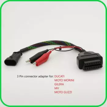 Для кабеля Ducati 3 pin к адаптеру OBD2