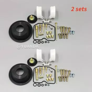 Для Kawasaki 1991 ~ 2007 KLE400 KLE500 Ремкомплект карбюратора мотоцикла