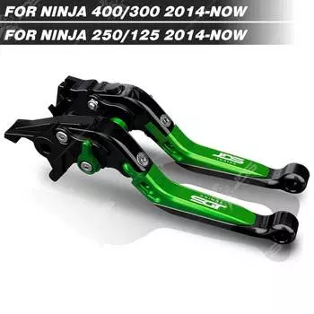 Для Кавасаки Kawasaki NINJA 400/300/250/125 рычаг сцепления тормозной рычаг набор Складной Удлиненный регулируемых ручек рычаги аксессуары для мотоциклов Запчасти