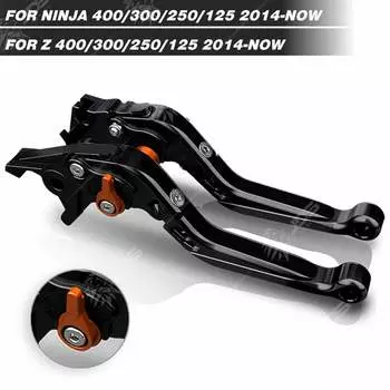 Для Кавасаки Kawasaki Ninja/Z 400/300/250/125 рычаг сцепления тормозной рычаг набор Складной Удлиненный регулируемых ручек рычаги аксессуары для мотоциклов Запчасти