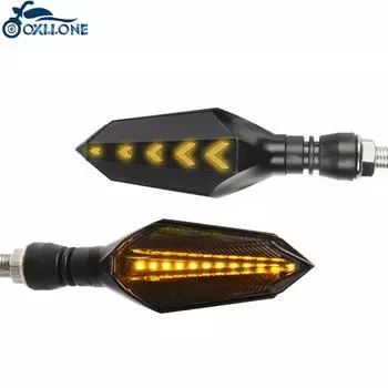 Для Kawasaki KX KLX KDX 65 85 100 125 150 250 450 F R S SR D-TRACKER аксессуары мотоциклетные Сигналы поворота Водонепроницаемая светодиодная лампа