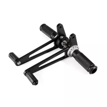 Для KAWASAKI KZ 400 650 750 900 CNC алюминиевая подножка Подножки для мотоцикла Cafe Racer Bobber