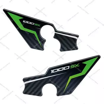 Для Kawasaki Ninja 1000 SX 2024 3D резиновый топливный бак Набор наклеек защита газового масла водонепроницаемые наклейки