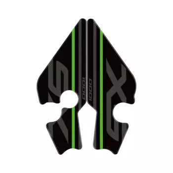 Для KAWASAKI NINJA 1000SX 2020 2021 2022 2023 2024 2025 защита пятки мотоцикла 3D гелевая краска защитная наклейка комплект