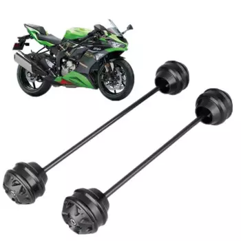 Для Kawasaki Ninja 636 ZX-6R ZX-10R ZZR1400 GTR1400 переднее заднее колесо Защитная ось вилка слайдер