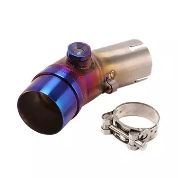 Для KAWASAKI Ninja 650 ER6N ER6F 2009 - 2016 Модифицированная выхлопная труба среднего звена мотоцикла глушитель из нержавеющей стали 51 мм