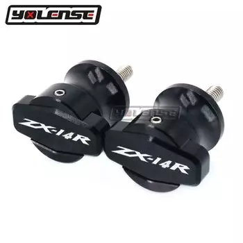 Для KAWASAKI NINJA ZX14R ZX-14R ZX 14R ZZR1400 ZX1400 GTR1400 Мотоцикл CNC M10 слайдеры Swingarm катушки подставка бобины