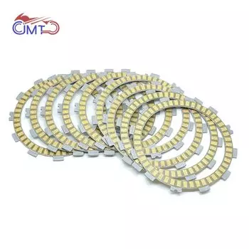 Для Kawasaki Ninja ZX6R ZX6RR ZZR600 ZX 600 636 Z750 Z750S Z800 KLZ1000 Versys 1000 комплект фрикционных дисков сцепления из волокна 9P