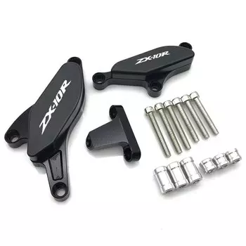 Для KAWASAKI NINJA ZX-10R ZX10R ZX 10R 2008-2010 2009 2010 защита от удара двигателя с CNC мотоцикла защитный слайдер рамы статора