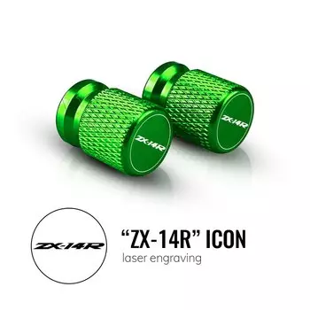 Для Kawasaki Ninja ZX 14R ZX14R аксессуары для мотоциклов стандартные колпачки клапанов комплект колпачков шин CNC алюминий