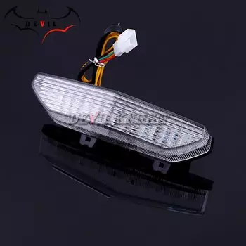 Для Kawasaki Ninja ZX-6R ZX6R 2007 2008 Задний фонарь, Тормозные Сигналы поворота, встросветильник рь ZG14 Mini ZRX1200 DAEG