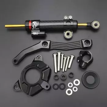 Для KAWASAKI Z1000 Z 1000 2010-2013 полный комплект для мотоцикла ЧПУ демпфер рулевого управления Стабилизатор линейный стабилизатор кронштейн 2013