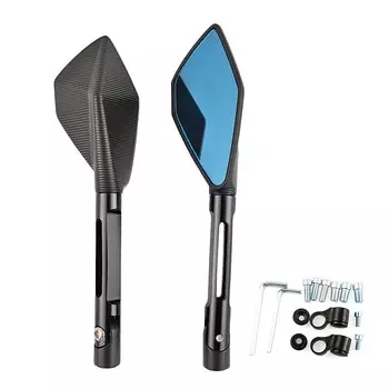 Для Kawasaki z750 z900 z800 er6n z1000 Ninja 300 250 650 универсальное 8 мм 10 мм аксессуары для мотоциклов мото зеркало заднего вида