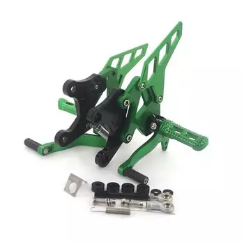 Для Kawasaki Z900 Z 900 2017-2024 2018 2019 2020 2021 Регулируемая передняя педаль с ЧПУ, задний комплект, аксессуары для педалей