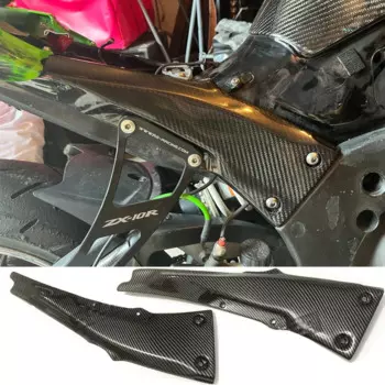 Для Kawasaki ZX10R боковая панель сиденья, подрамка, крышка подрамника, защита обтекателя ZX10RR ZX-10RR ZX 10R ZX-10R 2011-2021, карбон ABS