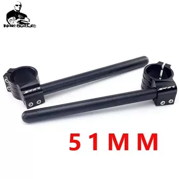 Для KAWASAKI ZX6R ZX 6R ZX-6R 1995-2008 клипсы вилочные рули 41/46/50/51 мм гоночная регулируемая ручка-стойка клип-на
