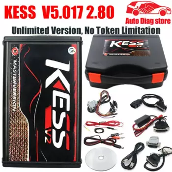 Для KESS V2.8 V2 V5.017 Ktag V7.020 SW V2.25 v2.47 Красная печатная плата Красный Европейский инструмент ЭБУ OBD2 Тюнинг Программатор ЭБУ