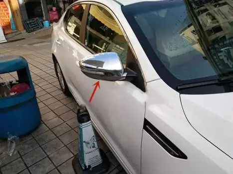 Для Kia K5 2011-2017 Высококачественная хромированная крышка зеркала заднего вида из АБС-пластика, защита от натирания, украшение, автомобильные аксессуары