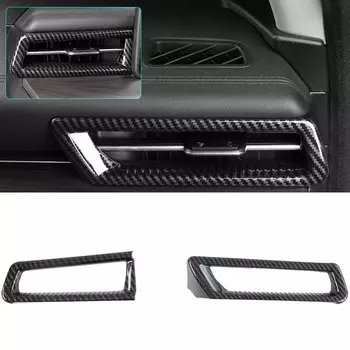 Для Kia K5 Optima 2021 2022 2023 2024 углеродный стиль боковая верхняя средняя консоль A/C вентиляционное отверстие крышка отделка стайлинга автомобиля