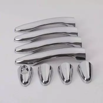 Для KIA Optima K5 2012 2013 2014 2015 Новый хромированный карбоновый чехол для ручки двери автомобиля, отделка, стикер, аксессуары, Стайлинг