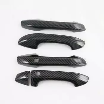 Для KIA Optima K5 2020 2021 Новый карбоновый чехол на автомобильную дверную ручку отделка стикер аксессуары Стайлинг дверная ручка Чаша Крышка накладки