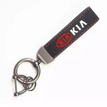 Для Kia Rio Picanto Sportage Niro Morning Ceed ProCeed Stonic KN Замшевый брелок для ключей Спортивный автомобильный брелок Пользовательская эмблема автомобиля Подарок с