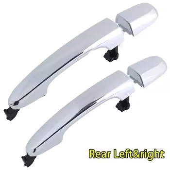 Для Kia Sorento 2011 2012 2013 2014 2015 автомобильные запчасти задняя левая и правая наружная дверная ручка автомобильные Сменные аксессуары Серебристые