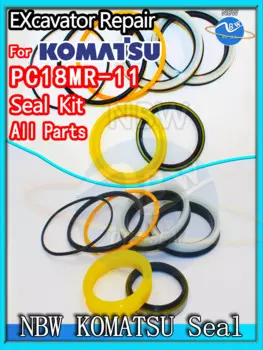 Для KOMATSU PC18MR-11 масляный сальник экскаватора Kit высококачественный ремонт PC18MR 11 раскладная Лопата Регулируемая поворотная передача центральный шарнир NBR