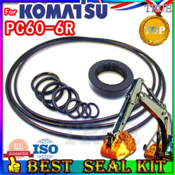 Для KOMATSU PC60-6R масло комплект для ремонта уплотнений мачта стрелы ковш, экскаватор, гидравлический цилиндр PC60 6R, запчасти для восстановления, поршневой стержень, пыль