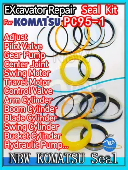 Для KOMATSU PC95-1 Масляный сальник экскаватора Kit высококачественный ремонт PC95 1 Gear Center Joint Gasket Nok Washer Skf Service
