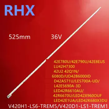 Для Korea HJ1-LE6 REV.C5 42-дюймовая световая панель для телевизора V420 525 мм 48 светодиодный 6V 100% новая светодиодная Светильник вая полоса