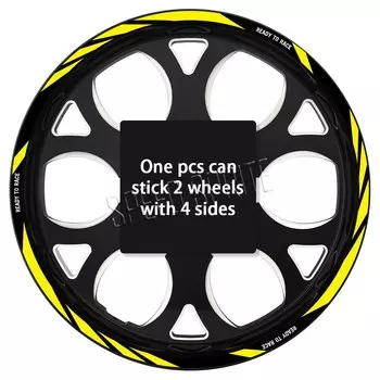Для KTM R2R DUKE 125 390 690 790 890 990 1290 RC 390 Светоотражающая наклейка на колесо, наклейка на ступицу, обод, полосатая лента, водонепроницаемые аксессуары