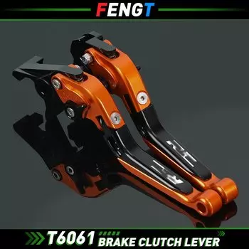 Для KTM RC 125/200/250/390 2014-2024 аксессуары тормозной рычаг набор рычагов сцепления складная ручка защитные рычаги RC390 RC250 RC200