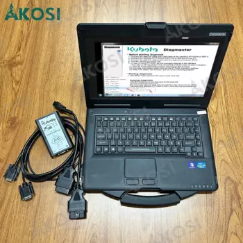 Для KUBOTA DIAGNOSTIC Kit PYTHON для kubota diagmaster Python интерфейс KUBOTA Takeuchi диагностический инструмент с ноутбуком CF53