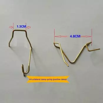 Для лампы фар H1 H3 H4 H7 стопорный зажим стопорное кольцо светодиодный провод пряжка крючок железный пресс-лист общий для мотоциклов